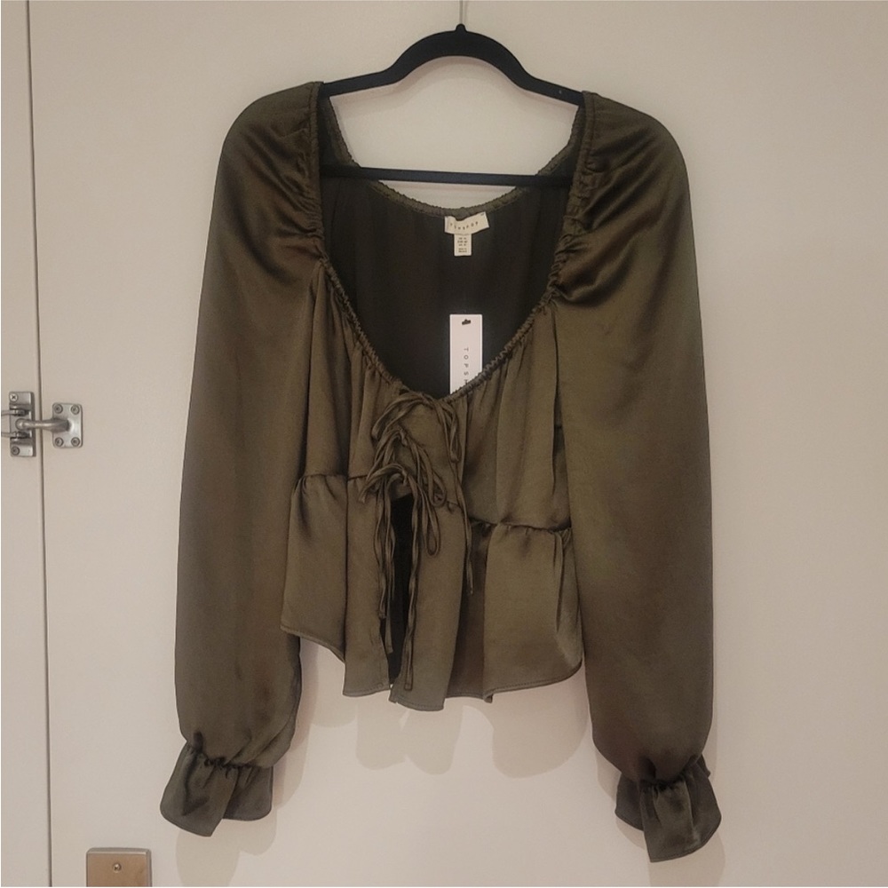 NWT TOPSHOP satin top